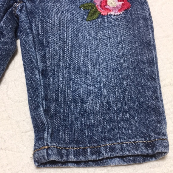0-3m (6/$20) Embroidered Denim Jeans by George - Picture 2 of 12